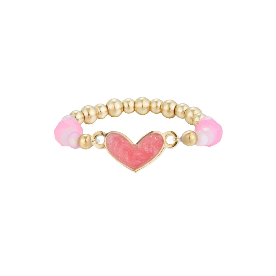 Elastischer Damen Ring Love
