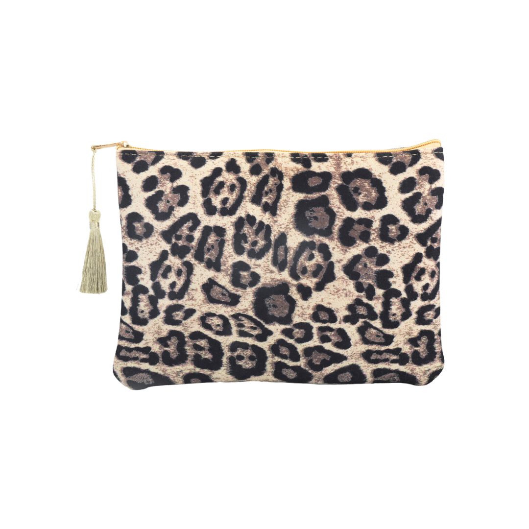 Kosmetik Tasche mit Leopardenmuster