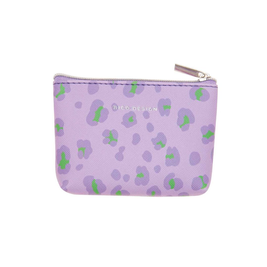 Etui Acid Leo flieder-neongrün