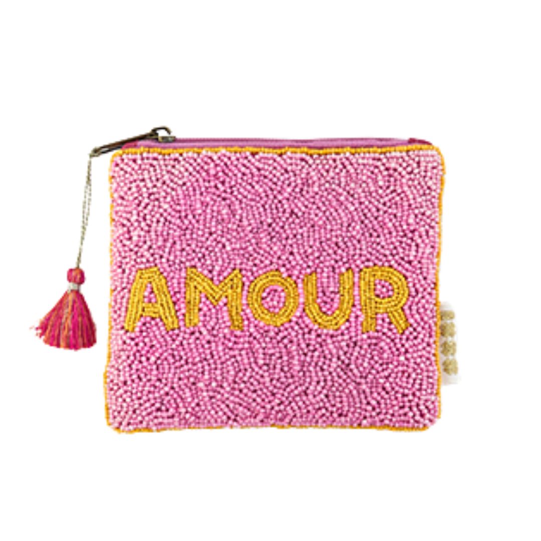 Etui 'Amour' lila/gelb