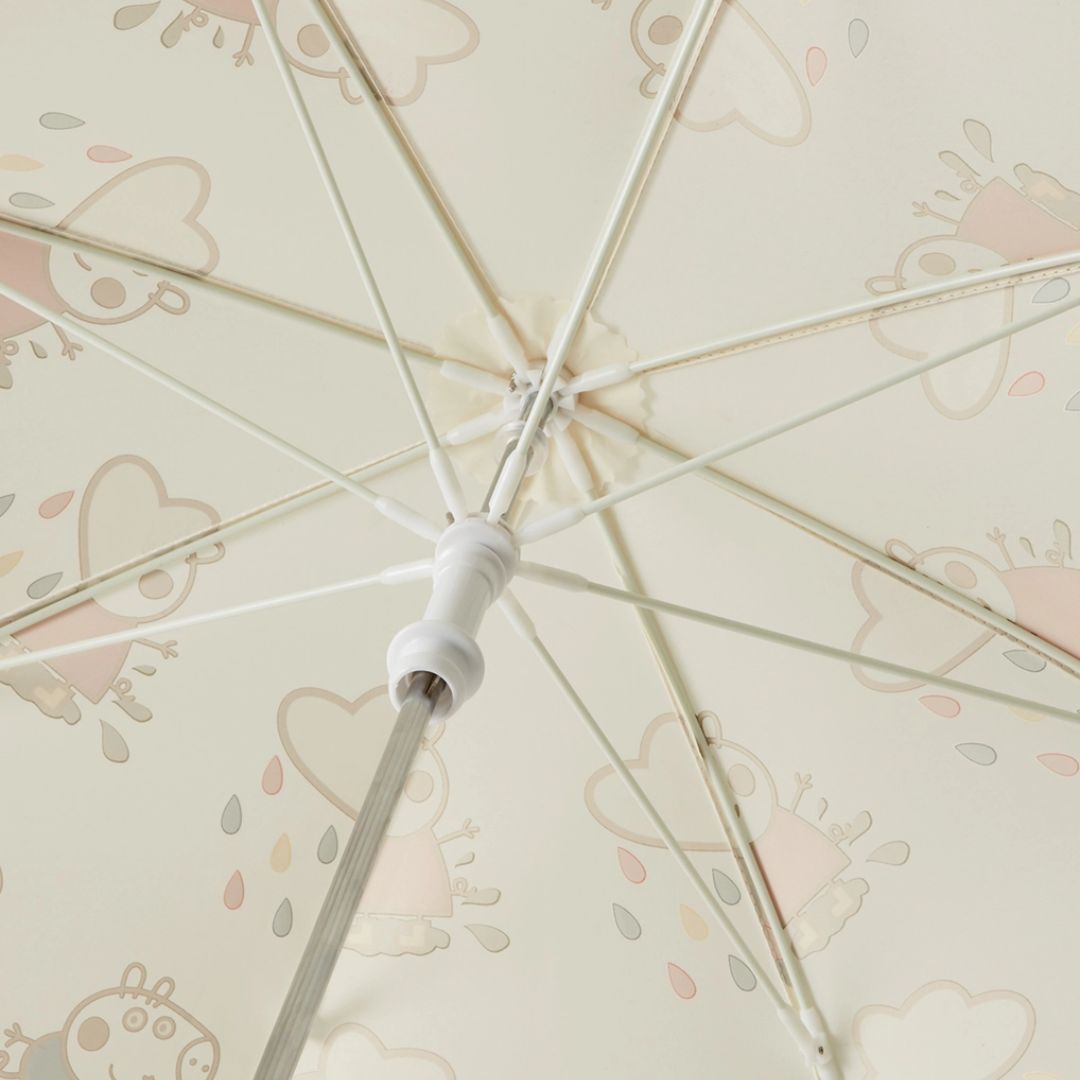 Farbwechselnder Regenschirm 'Peppa Pig & George'beige