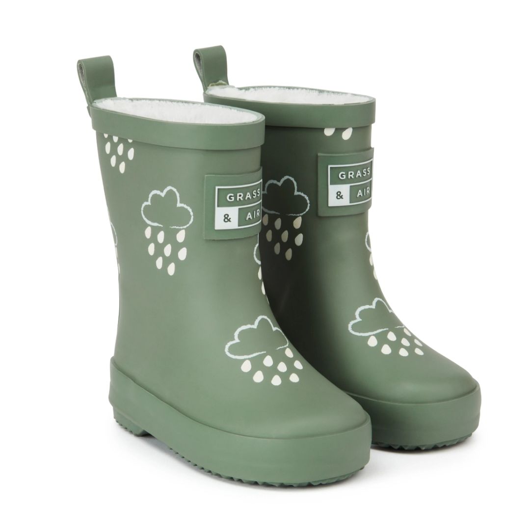 Farbwechselnde Winter-Gummistiefel khaki