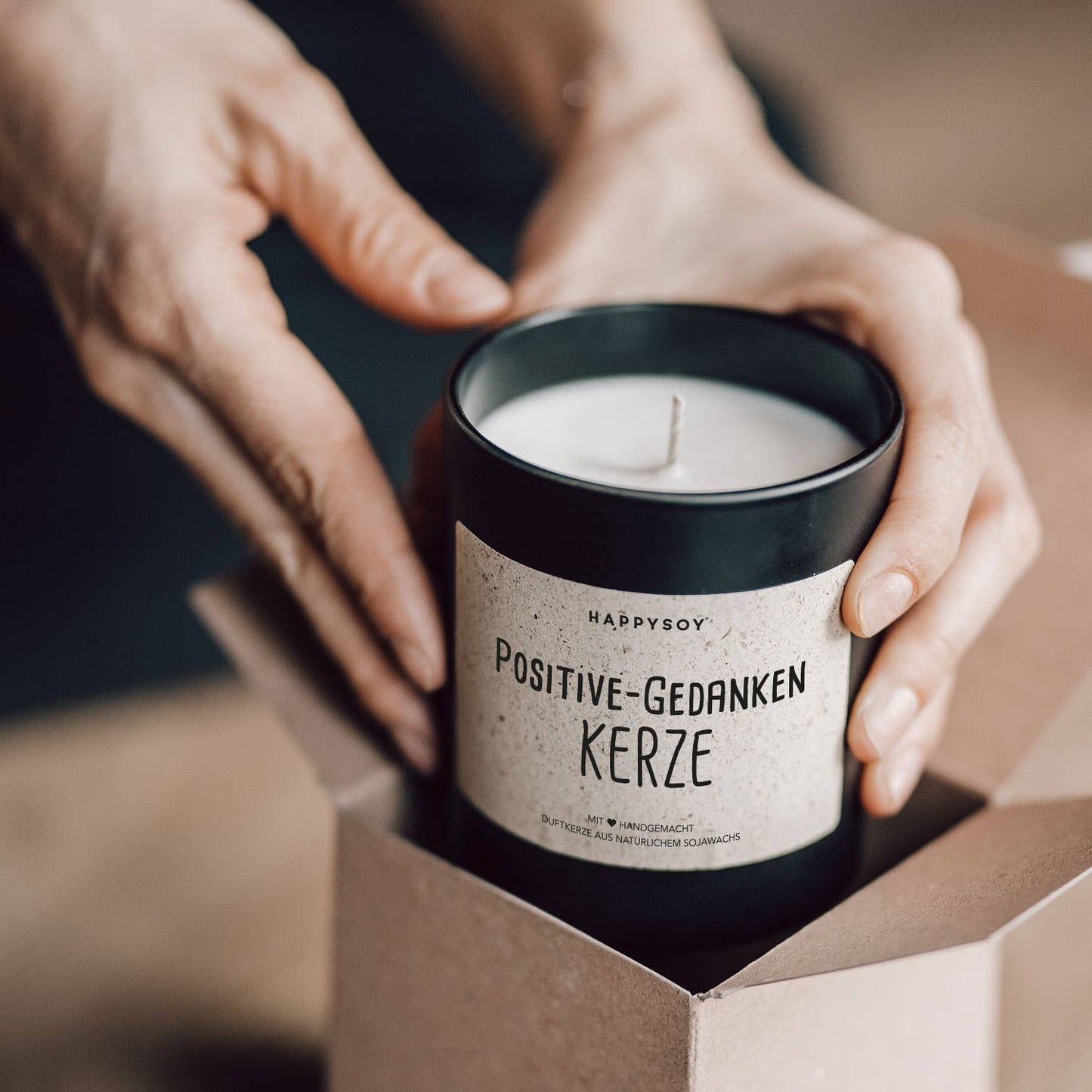 Duftkerze 'Positive-Gedanken-Kerze'