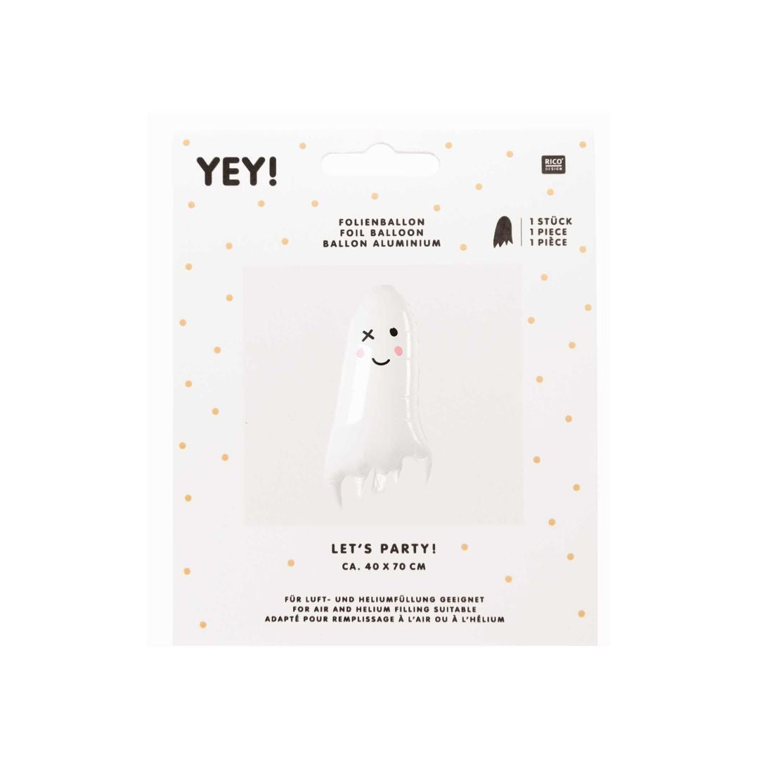 Folienballon 'Gespenst' 40 x 70 cm