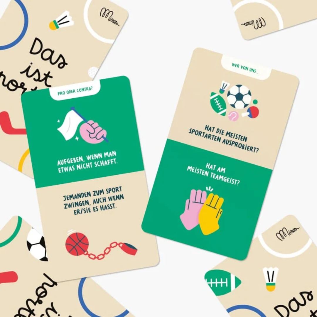 Fragenkartenspiel 'Das ist sportlich...'
