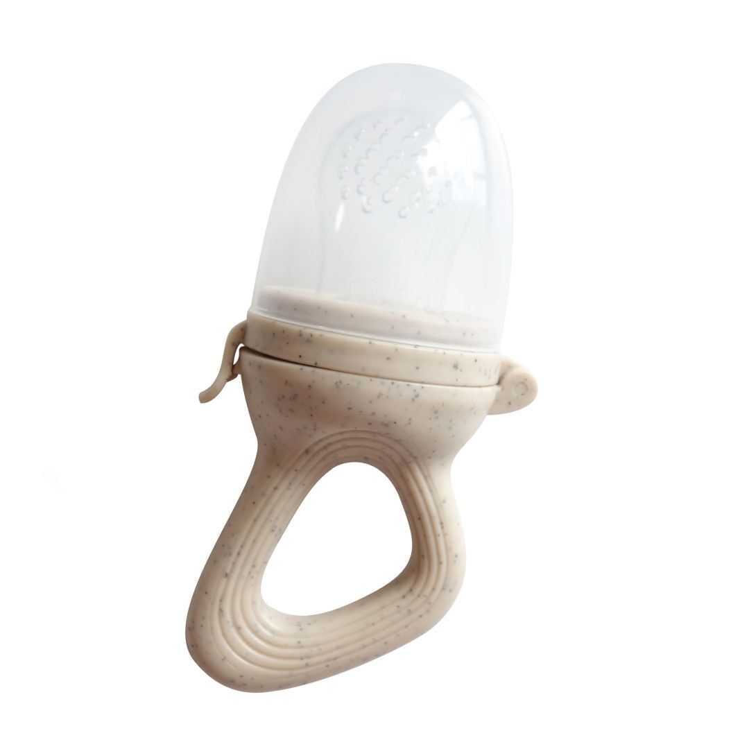 Baby Fruchtspritze Fruchtsauger beige