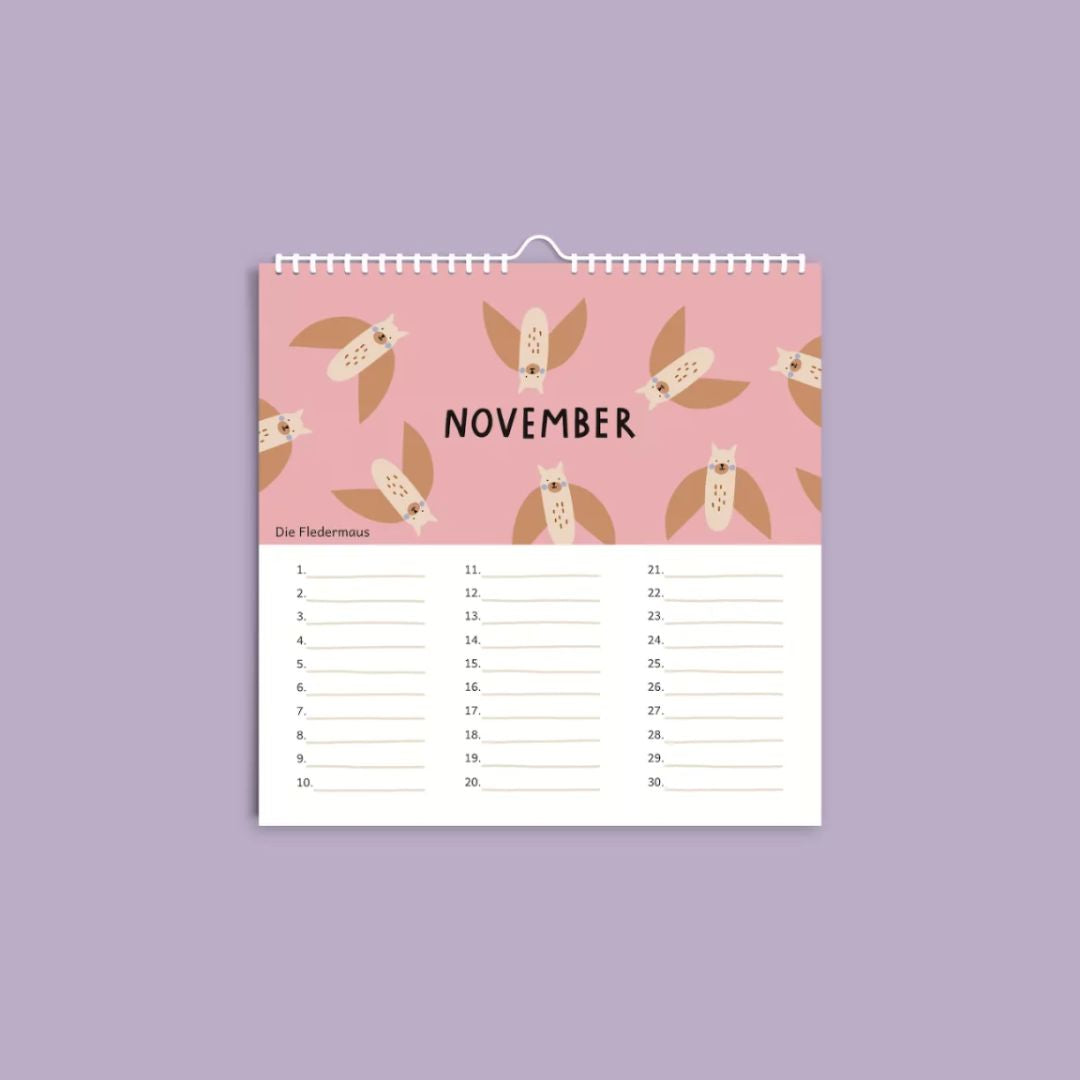 Geburtstagskalender für Kinder