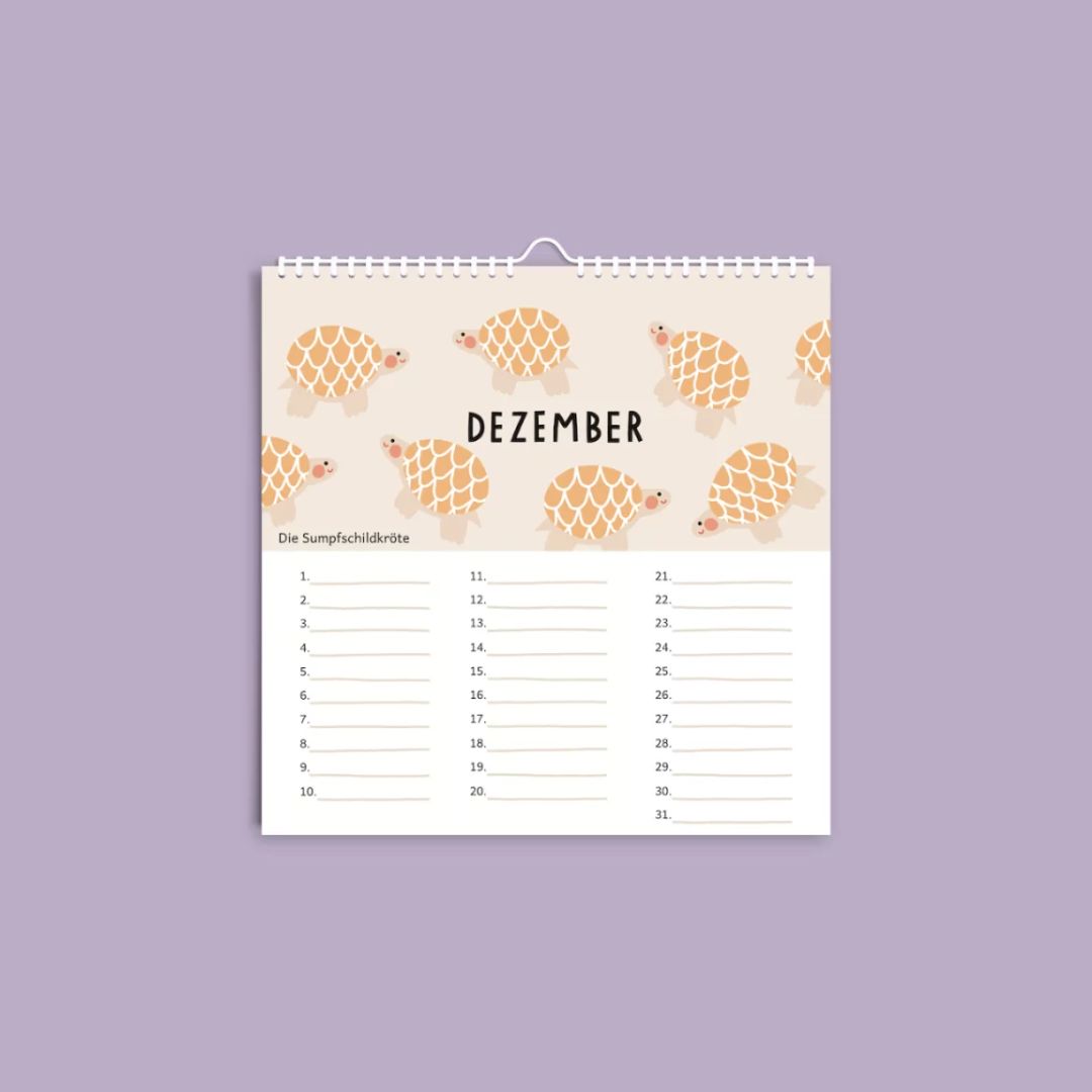 Geburtstagskalender für Kinder