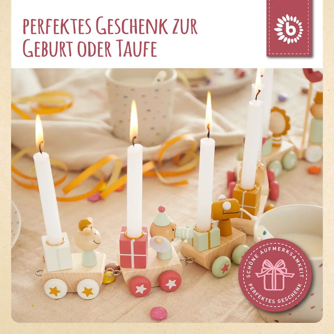 Geburtstagszug Holz Berry 0-99 Jahre