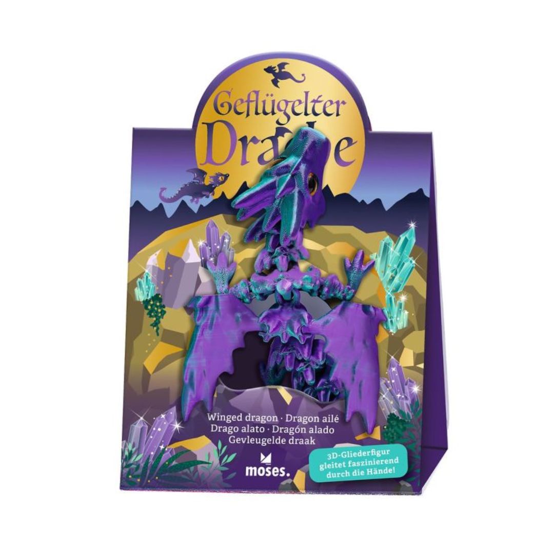 Geflügelter 3D-Drache