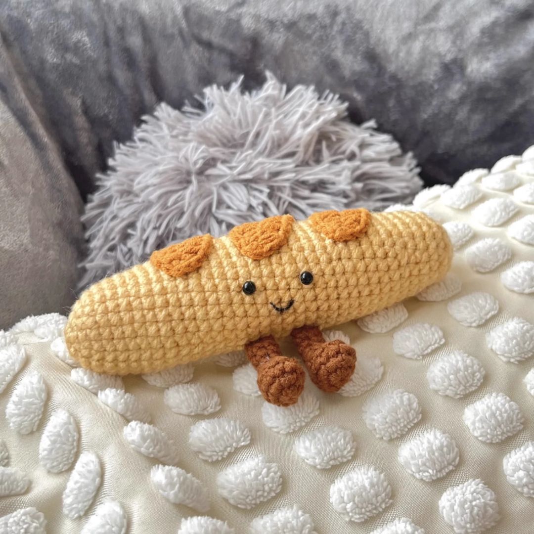 Gehäkeltes Jellycat-Plüschtier 'Croissant'