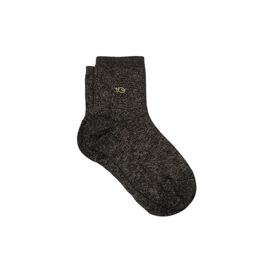 Glitzersocken mit Glittereffekt mineral black
