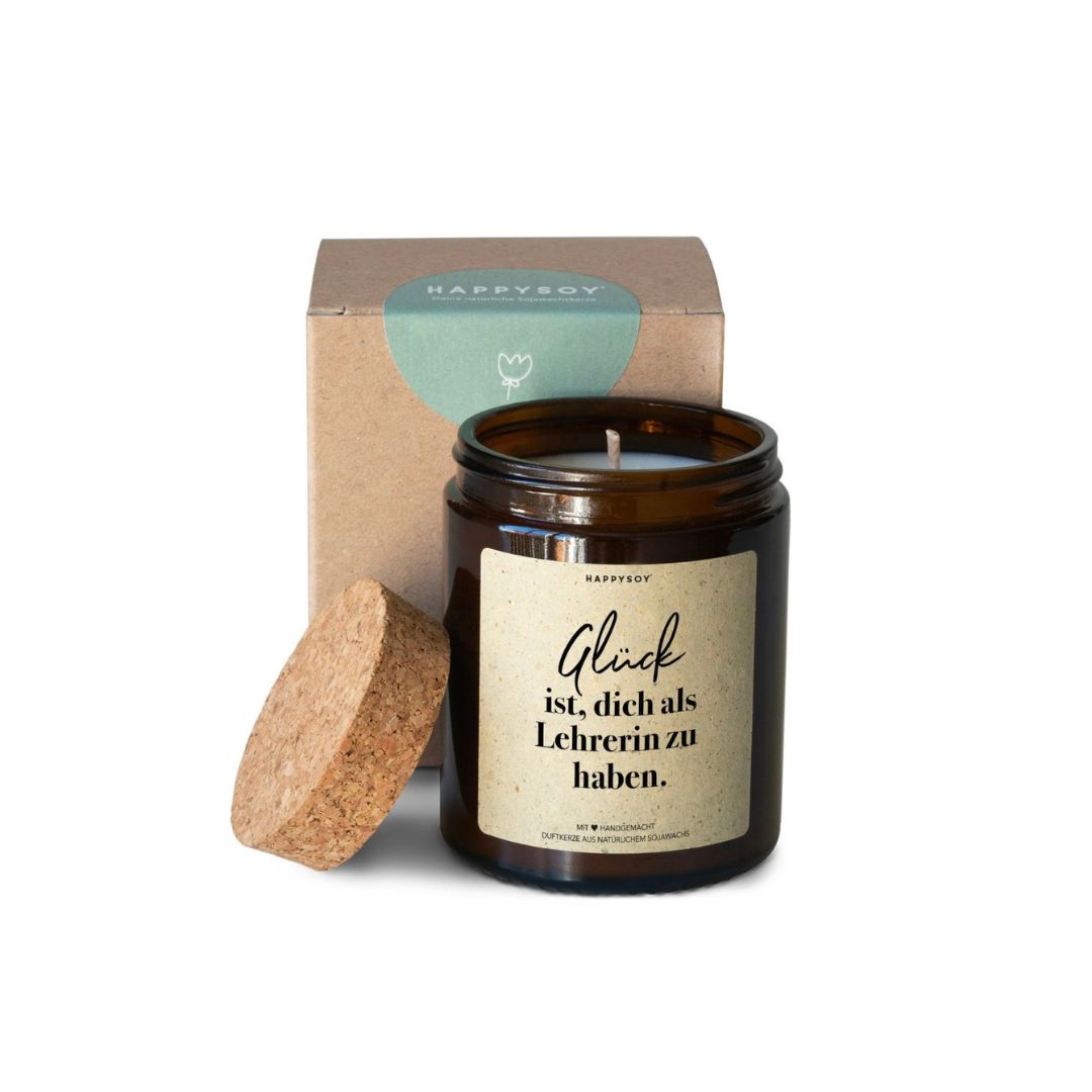Duftkerze 'Glück ist, Sie als Lehrerin zu haben'