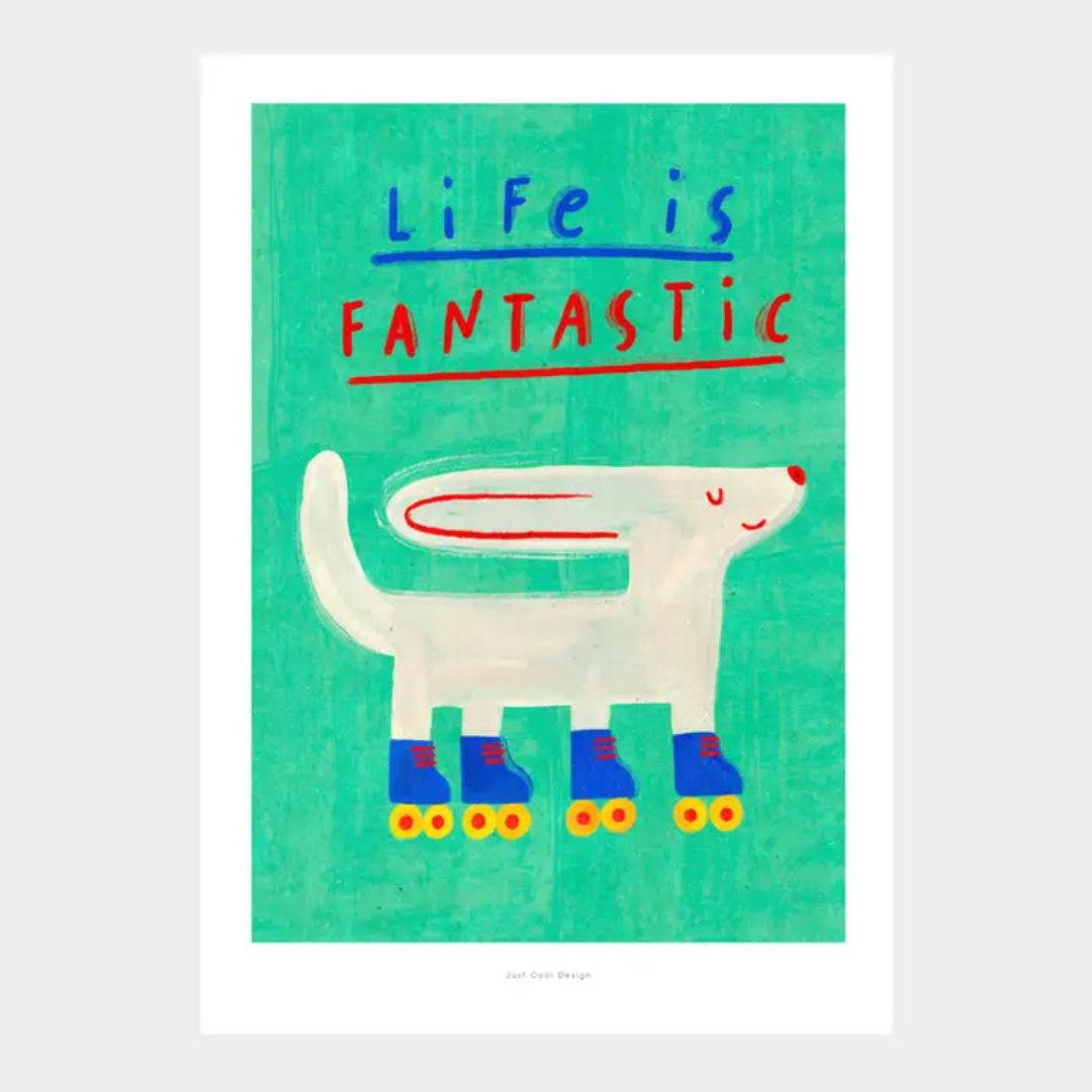 Kunstdruck A4 'Life is funtastic'