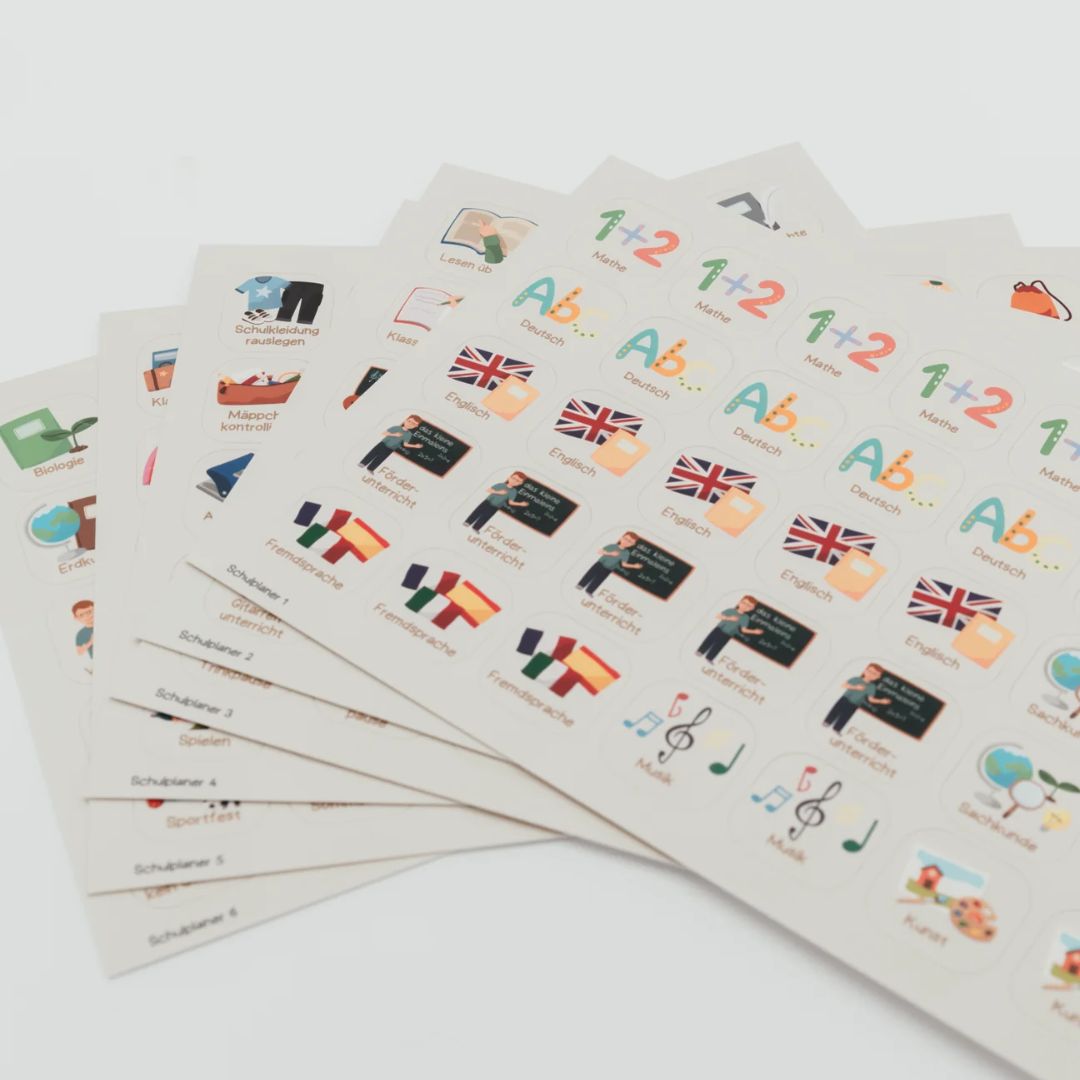 Grundschulplaner inkl. Symbolkärtchen 'Love'