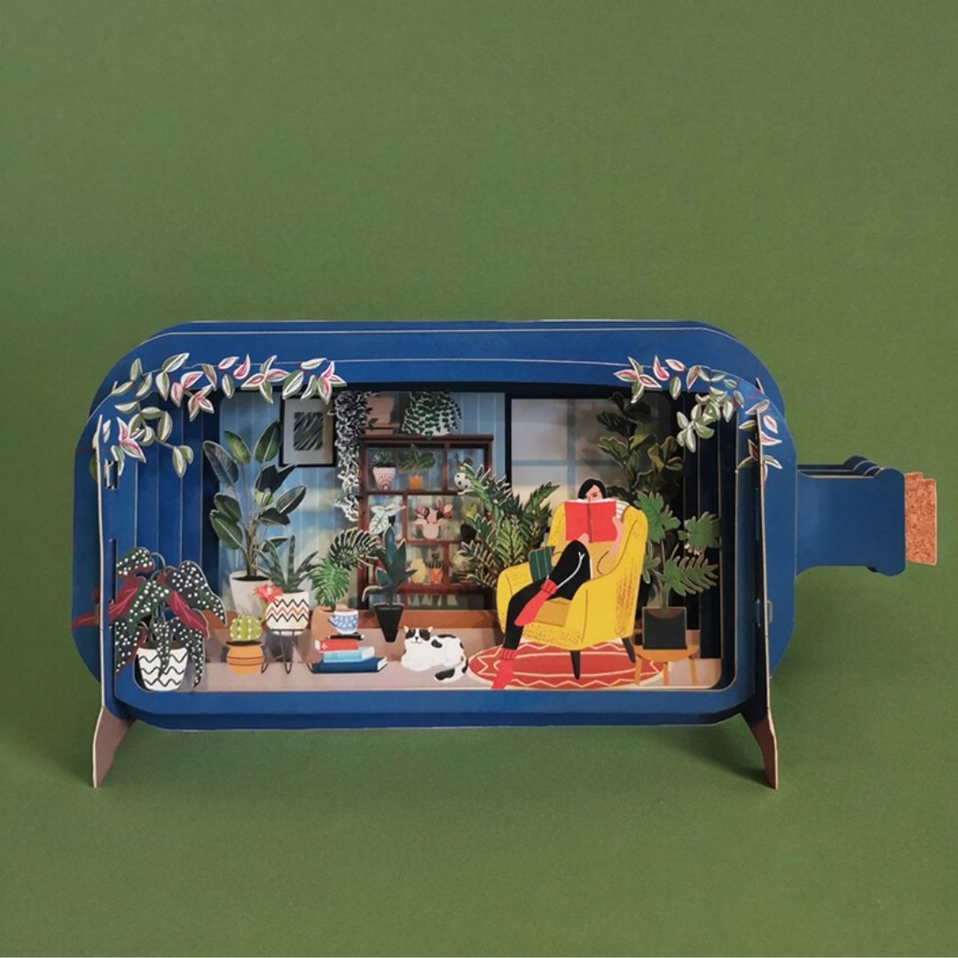 Dimensionale Pop Up Karte mit Textfeld „Cosy'