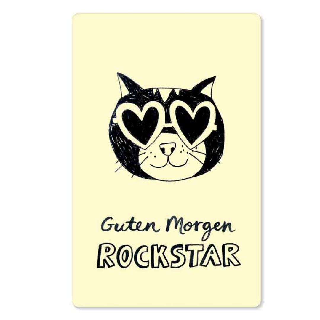 KIND MIND Karte | guten morgen rockstar