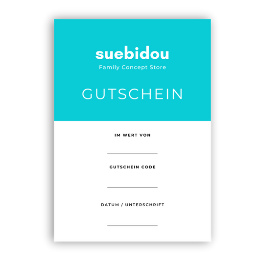 Ein suebidou Gutschein ist immer eine gute Idee 'Online'