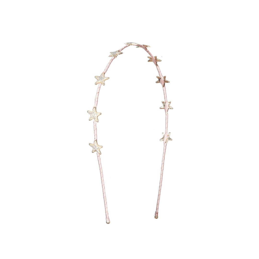 Glitzerndes Haarband mit Sternen