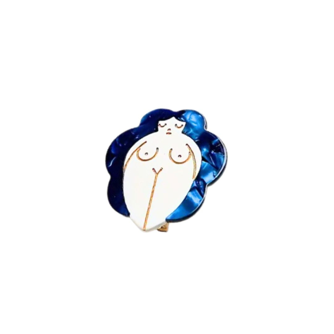 Haarclip 'Body' blau