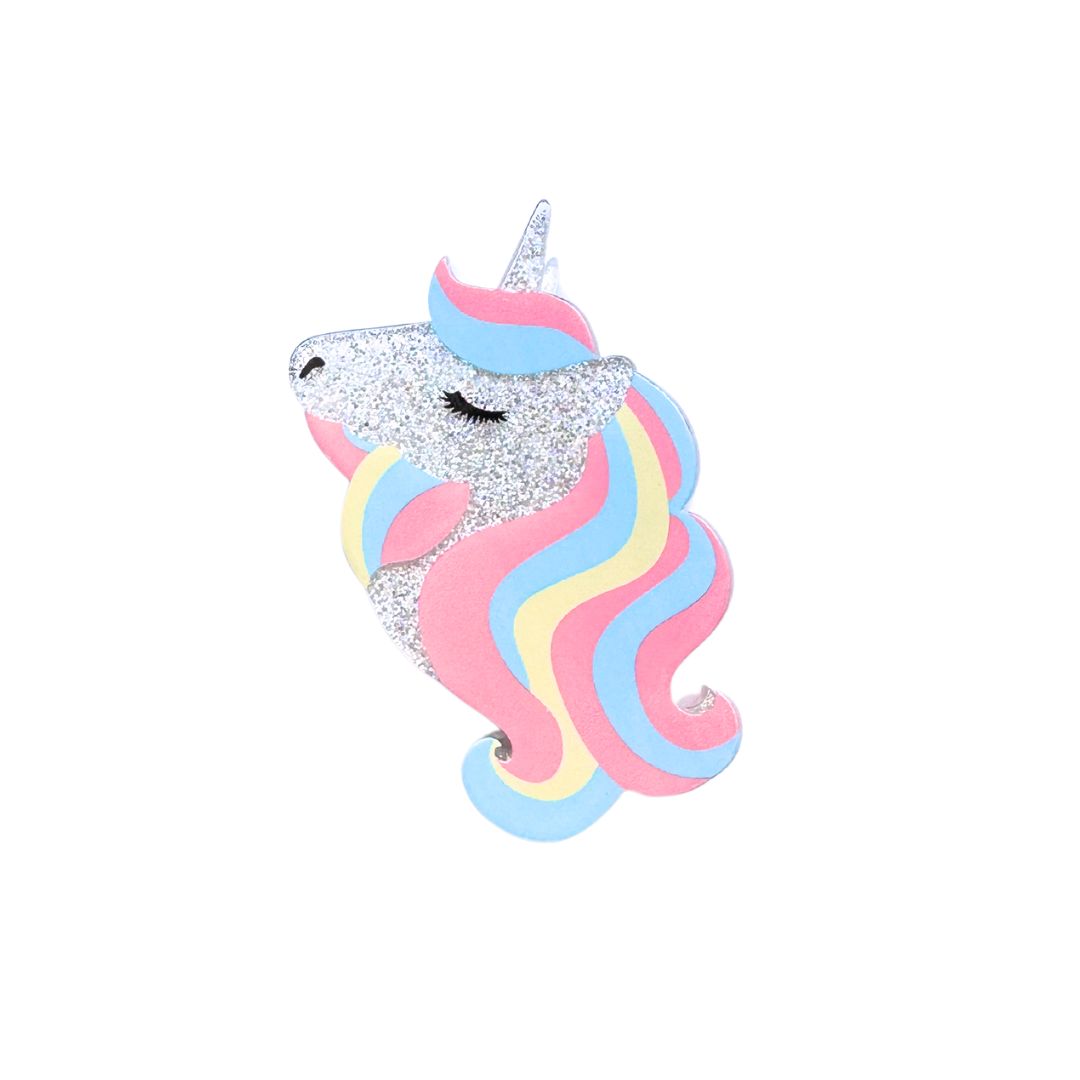 Haarklammer Einhorn