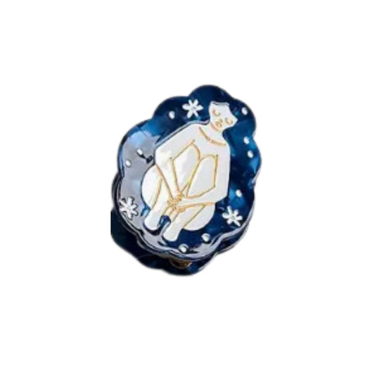 Haarklammer 'Selflove' blau groß