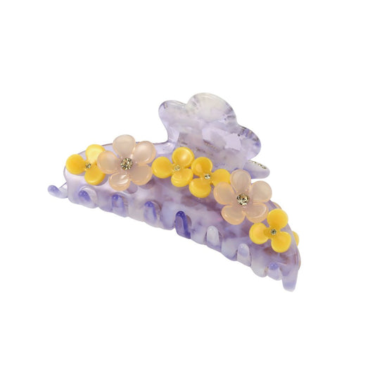 Damen Haarklammer 'Flowers' flieder