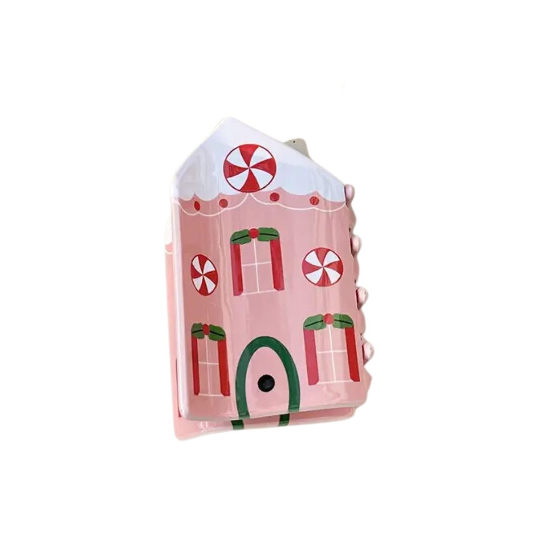 Haarklammer Weihnachtshaus 'Candy'