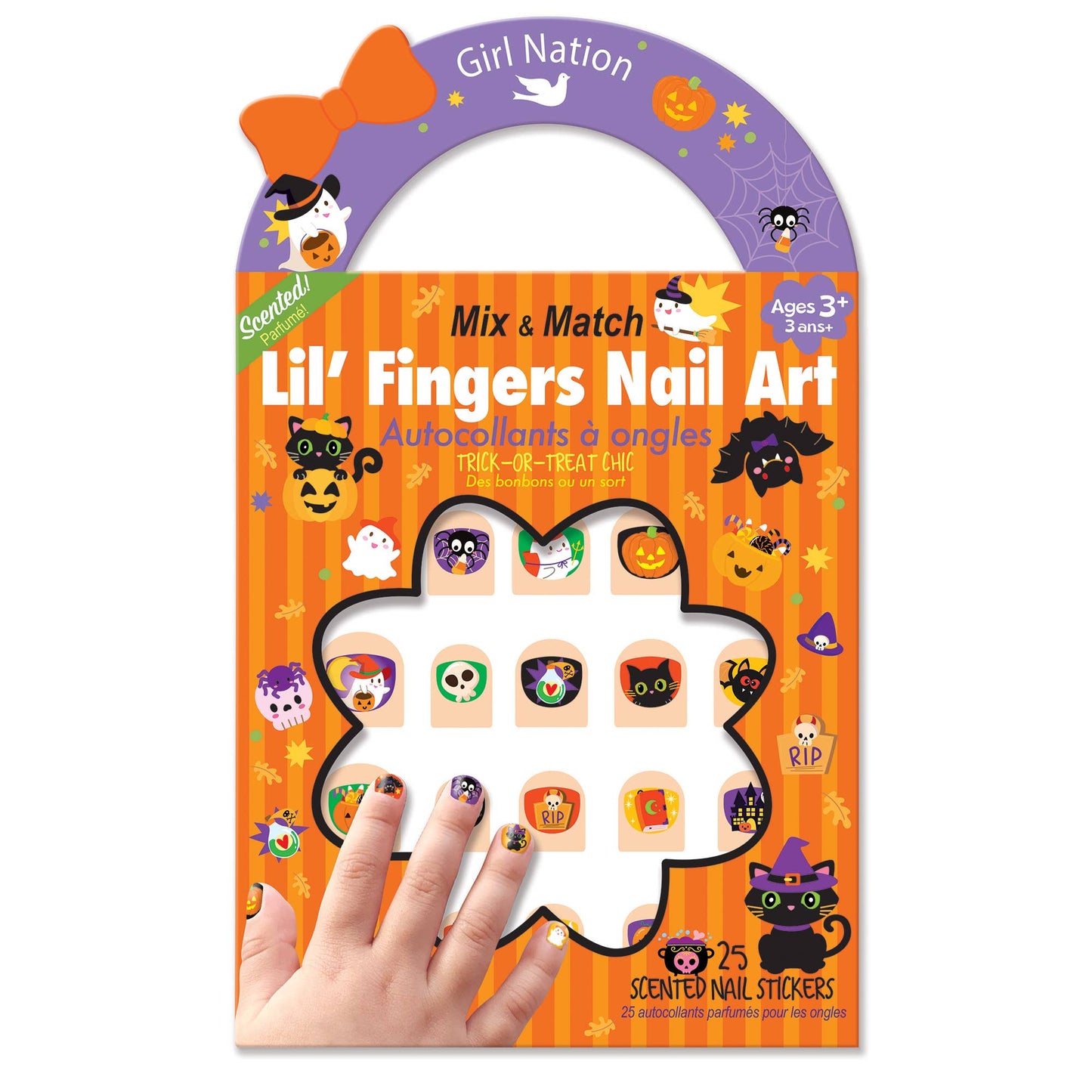 Nagelaufkleber Lil' Fingers Nail Art 'Holly Jolly Christmas'