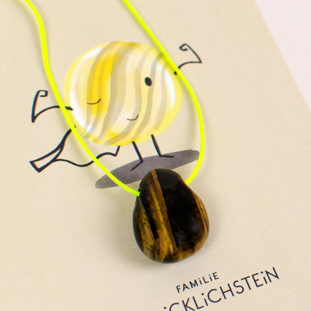 Kette mit Anhänger Tigerauge *Innere Stärke*