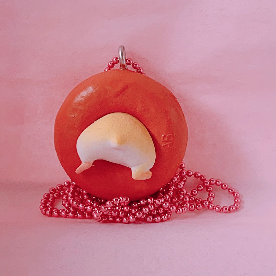 Deluxe Halskette 'Hamster-Cafe' Donut