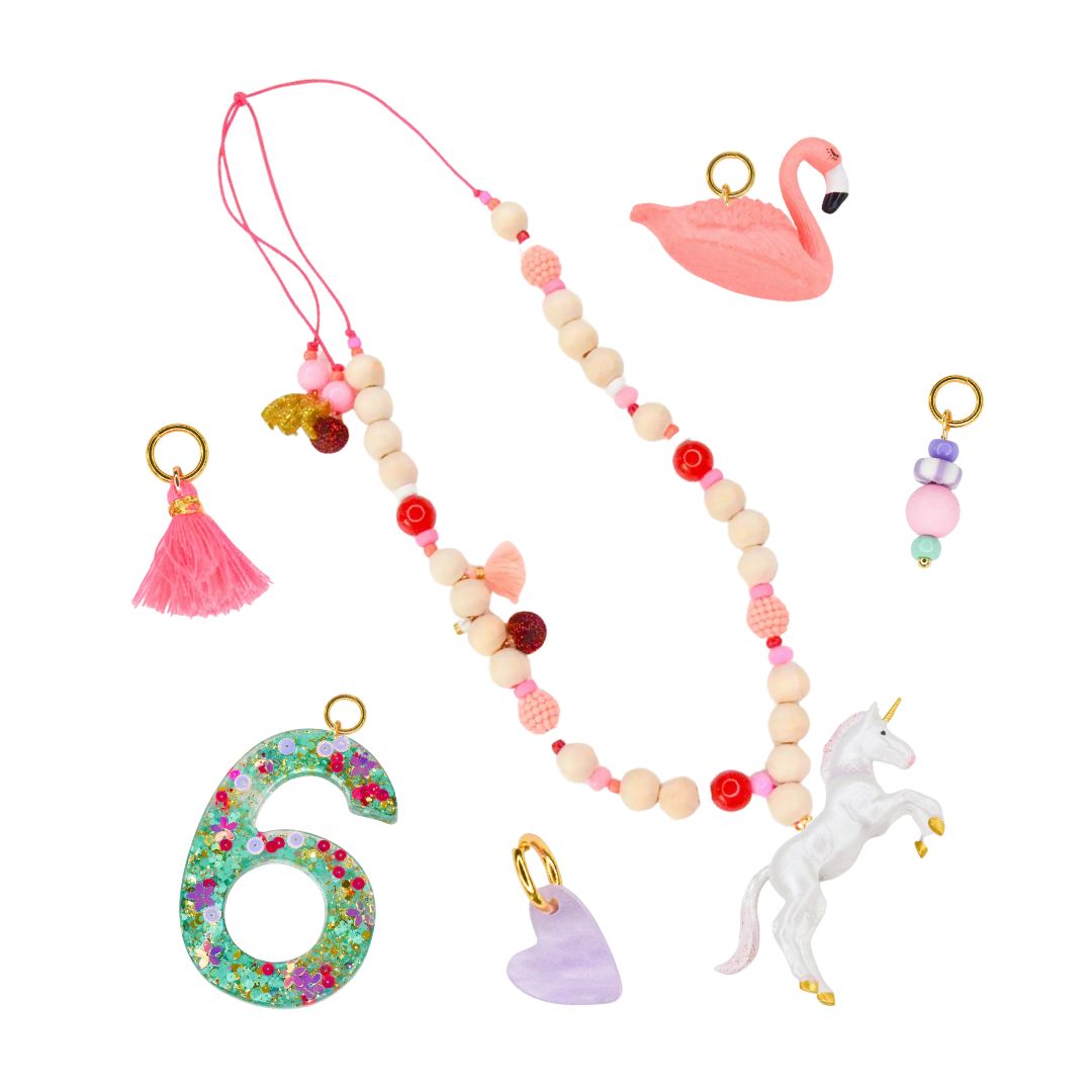 Halskette 'Roter Akzent'