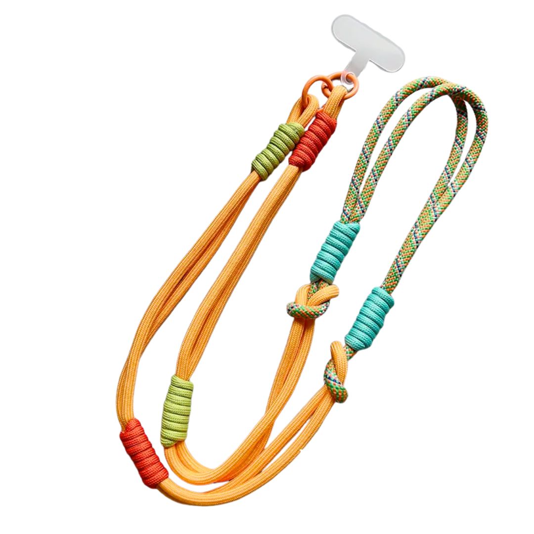 Handykette lang orange