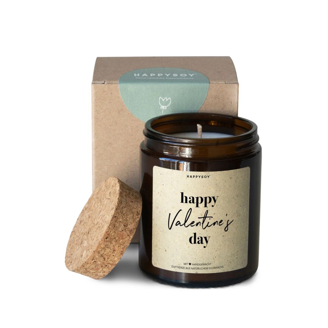 Duftkerze 'Happy Valentine´s Day'