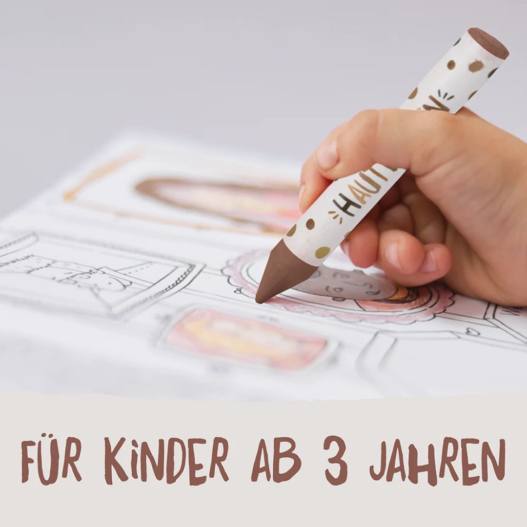 Hautfarben Malbuch für alle