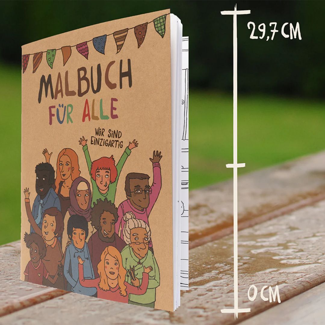 Hautfarben Malbuch für alle