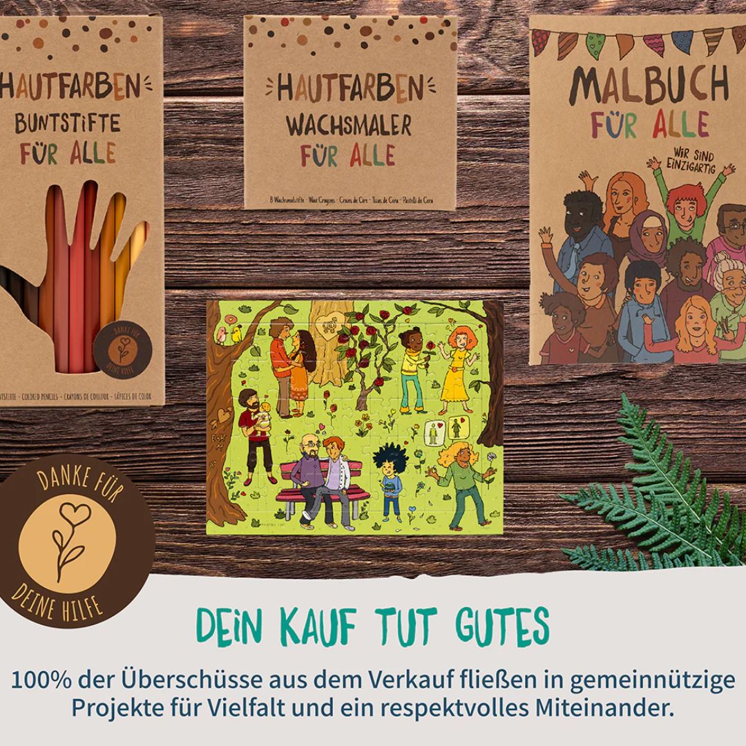 Hautfarben Malbuch für alle