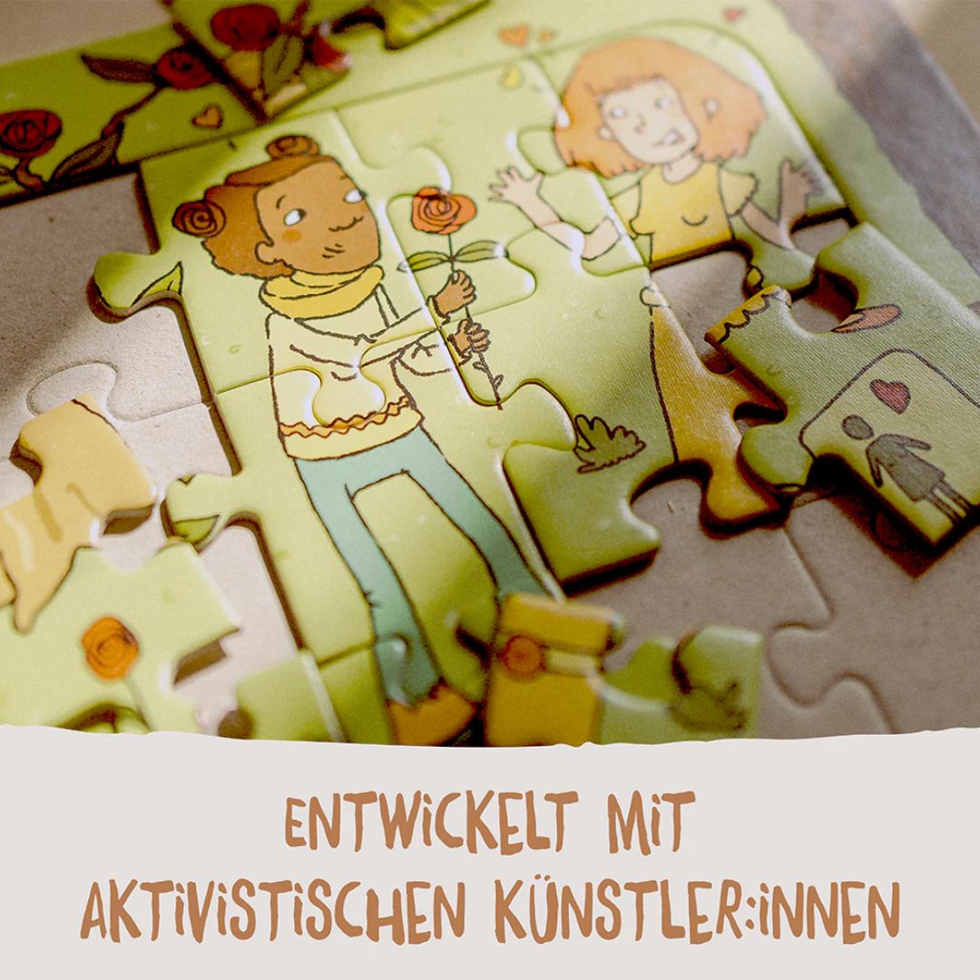 Puzzle für die Vielfalt