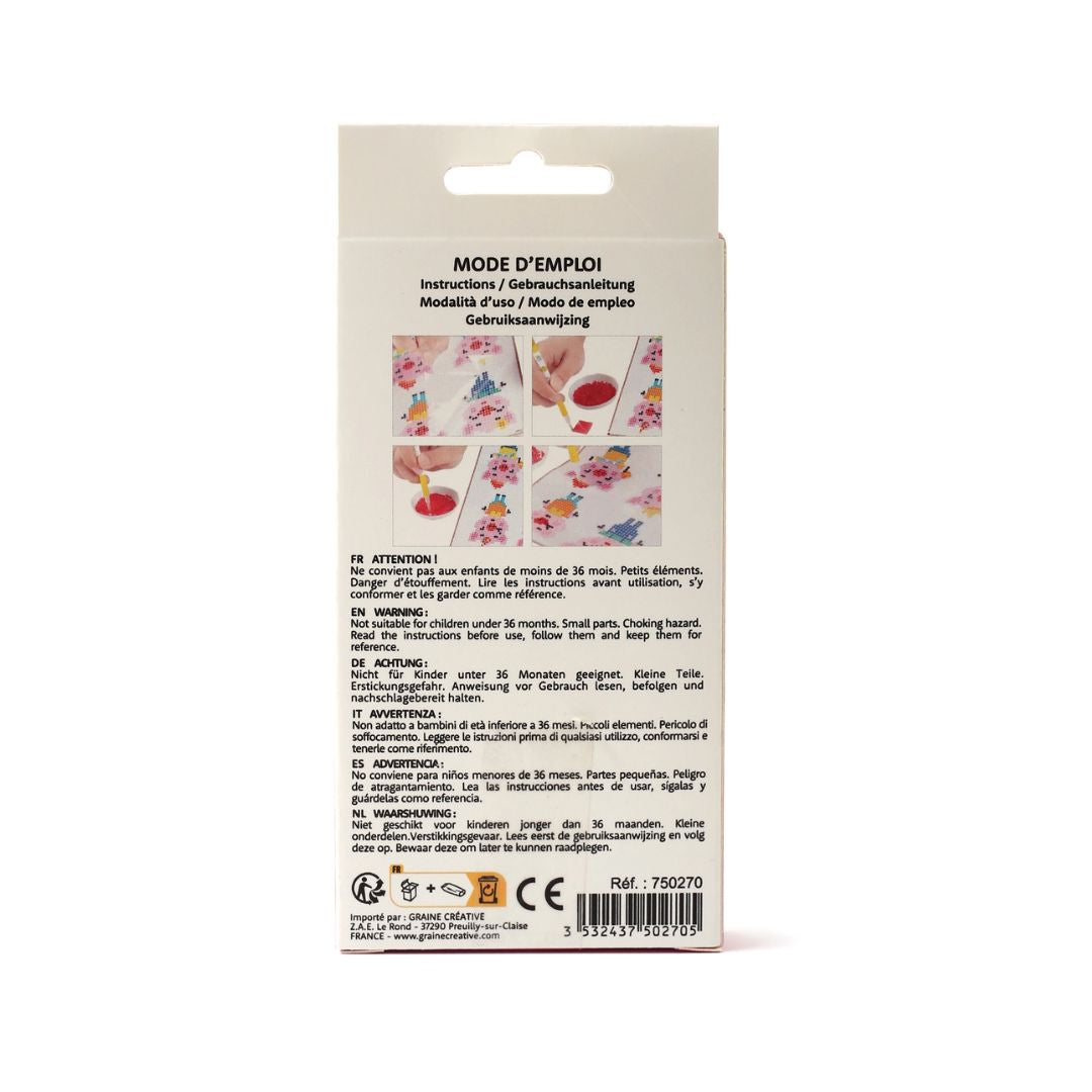 Mosaik Sticker Set aus Diamanten 'Regenbogen'