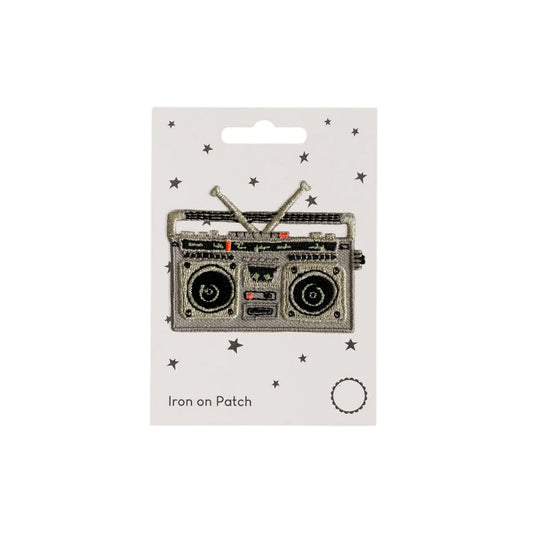 Aufnäher zum Aufbügeln 'Boom Box'