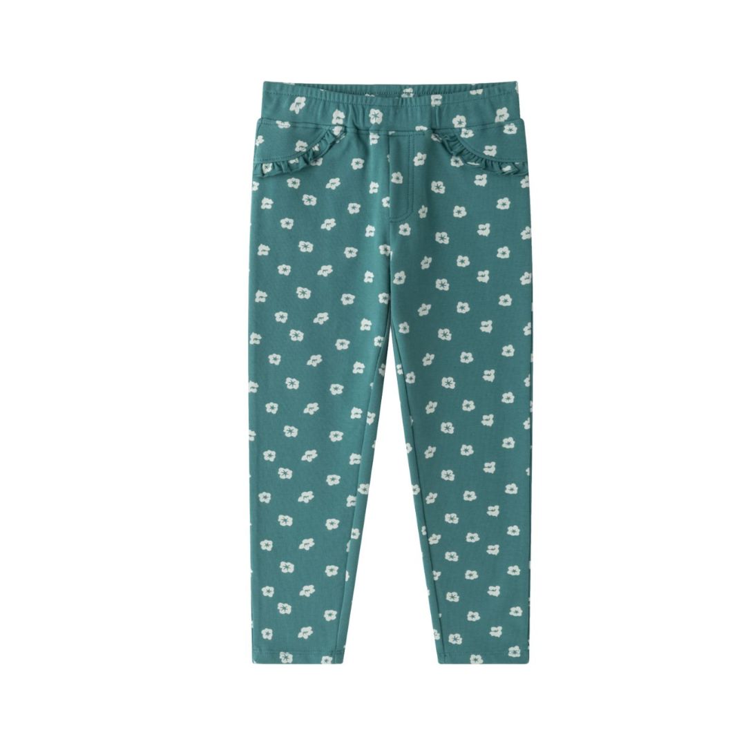 Jeggings Blumenmuster grün