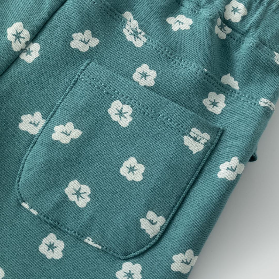 Jeggings Blumenmuster grün