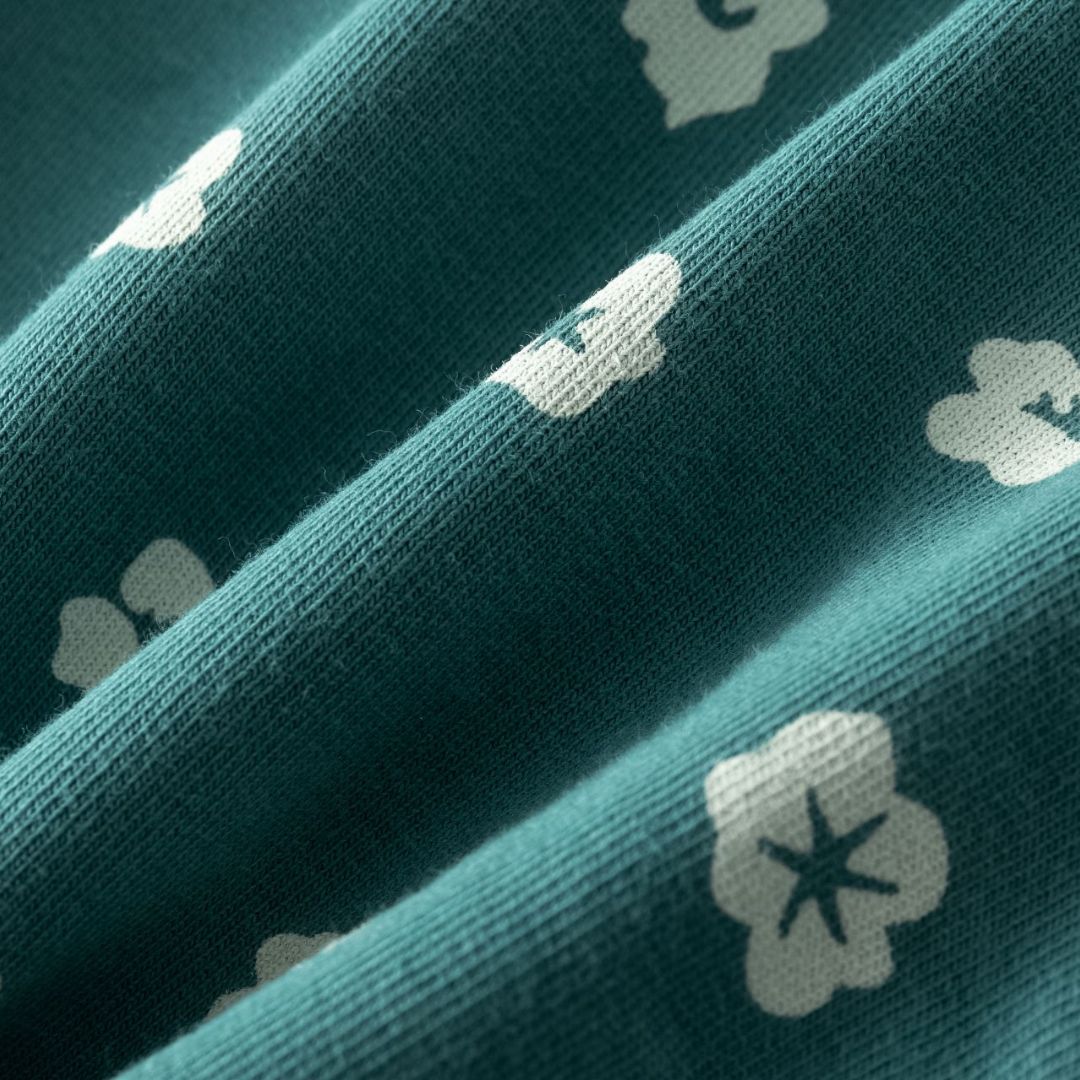 Jeggings Blumenmuster grün