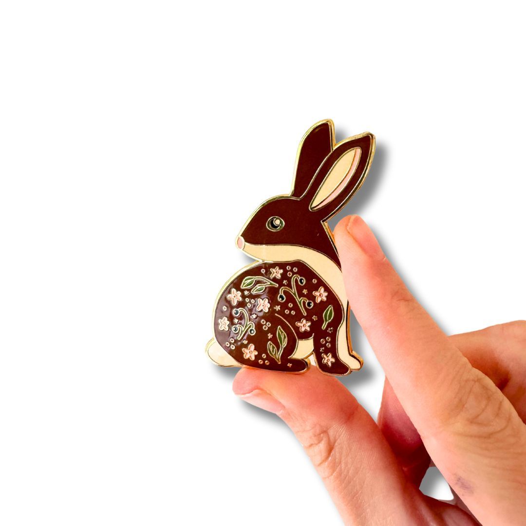 Kaninchen Pin "Be balanced"
