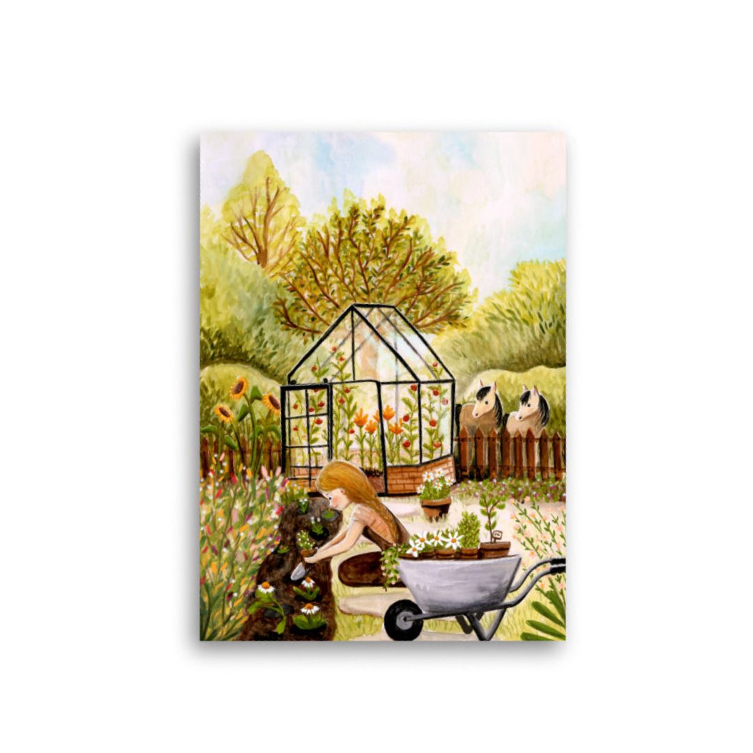 Karte 'Gartenarbeit'
