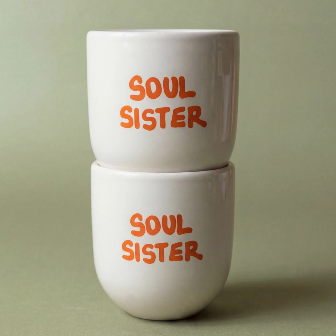Keramikbecher 'Soul Sister'