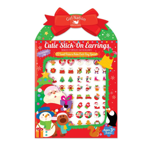 Ohrsticker zum Aufkleben 'Holly Jolly'