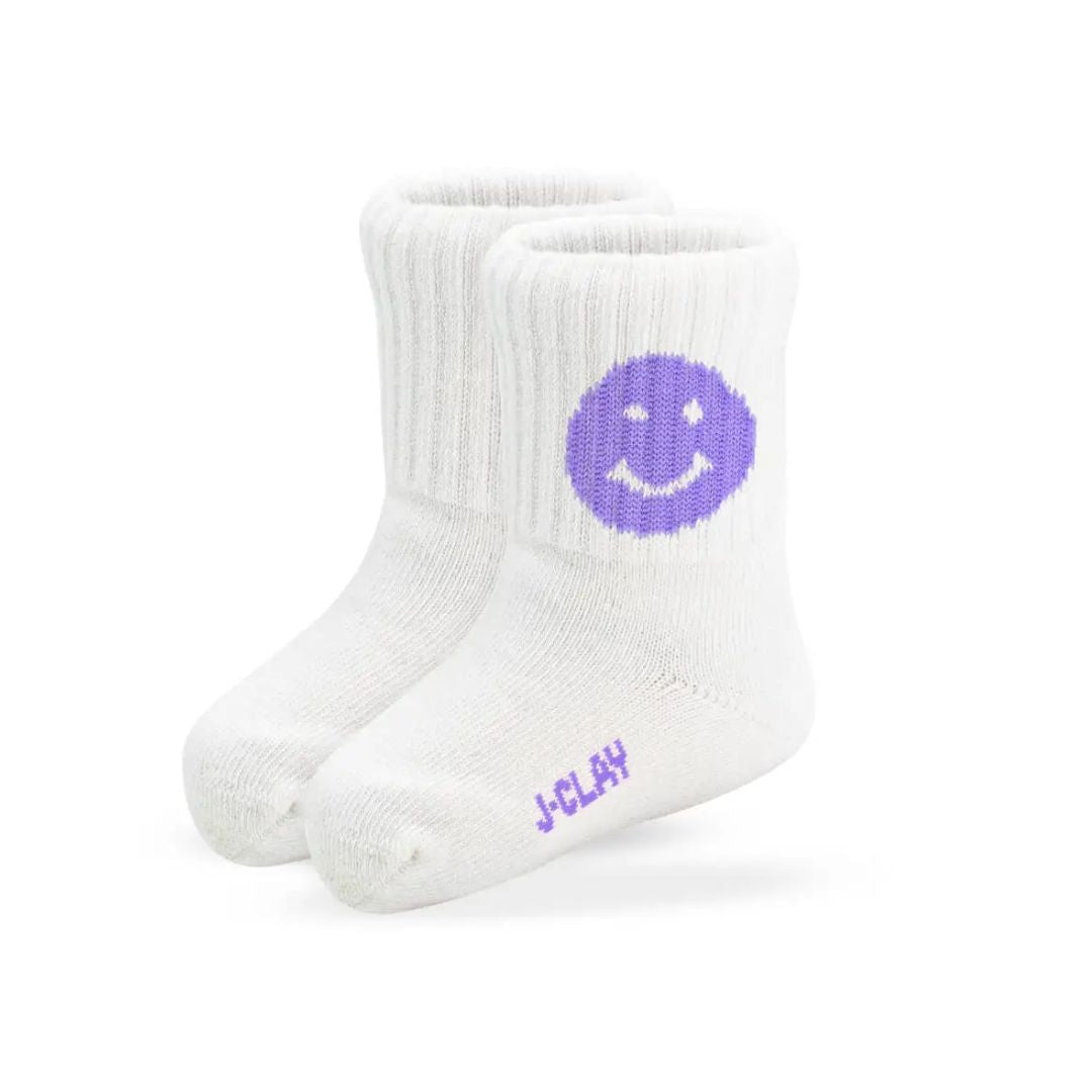 Tennis Socken für Babys & Kinder 'Purple Smile'