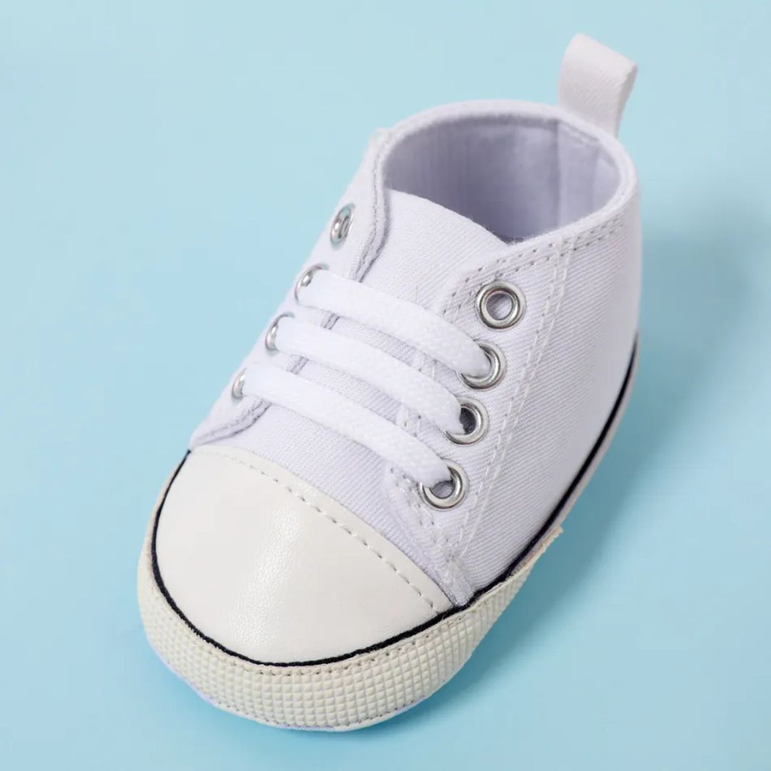 Baby / Kleinkind Canvas Prewalker Schuhe weiß