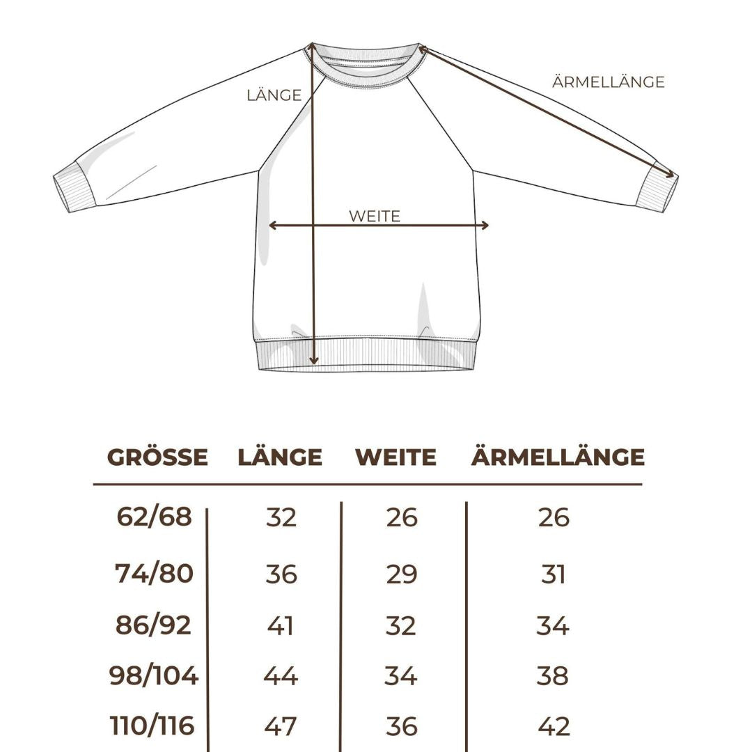 Kinder Sweatshirt mit Print 'Dackel' grün